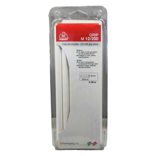 Εικόνα της M 12 200 Λευκοί 280gr Ράβδοι Σιλικόνης